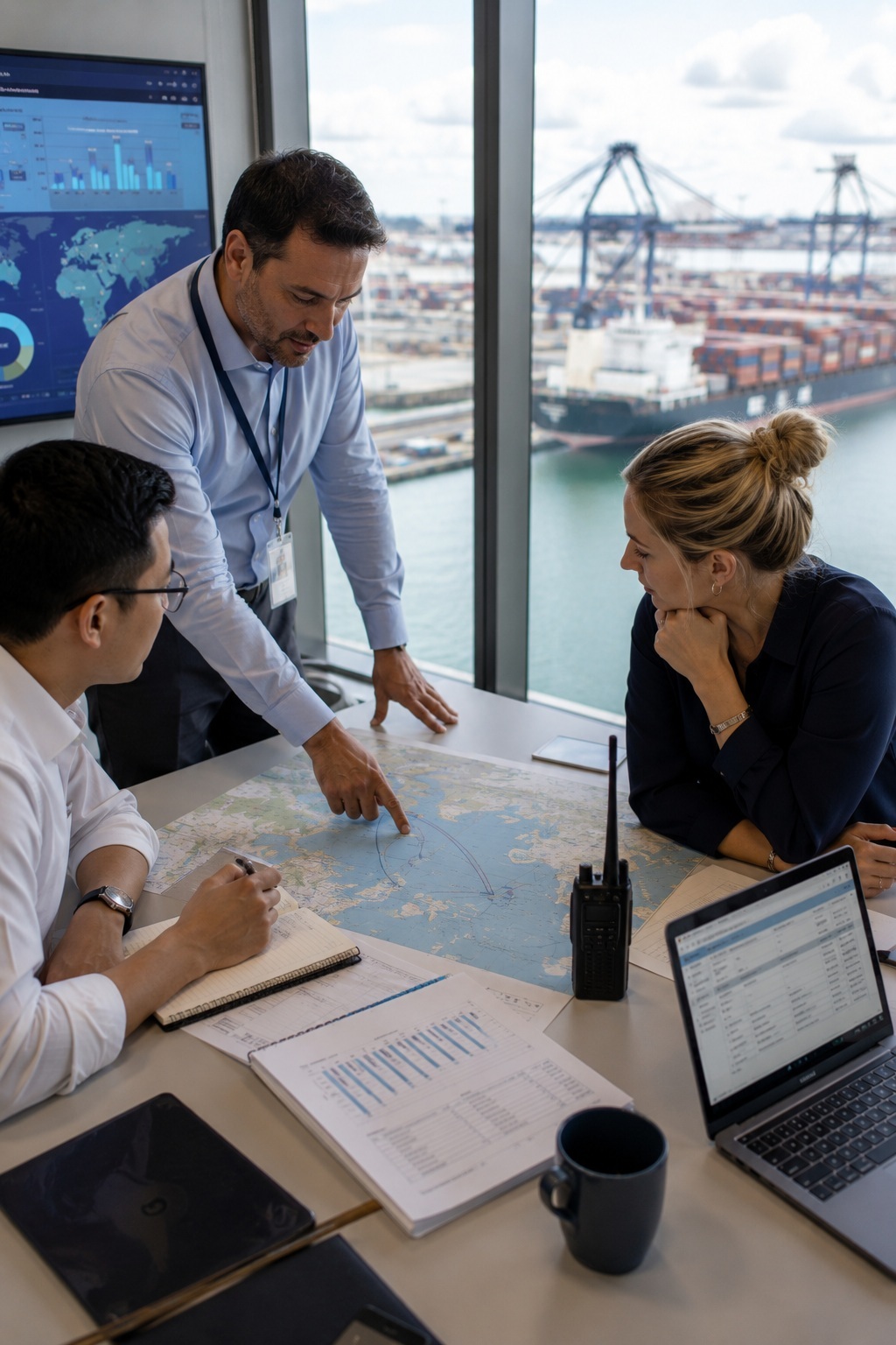 Assessing maritime operations and coordination gaps