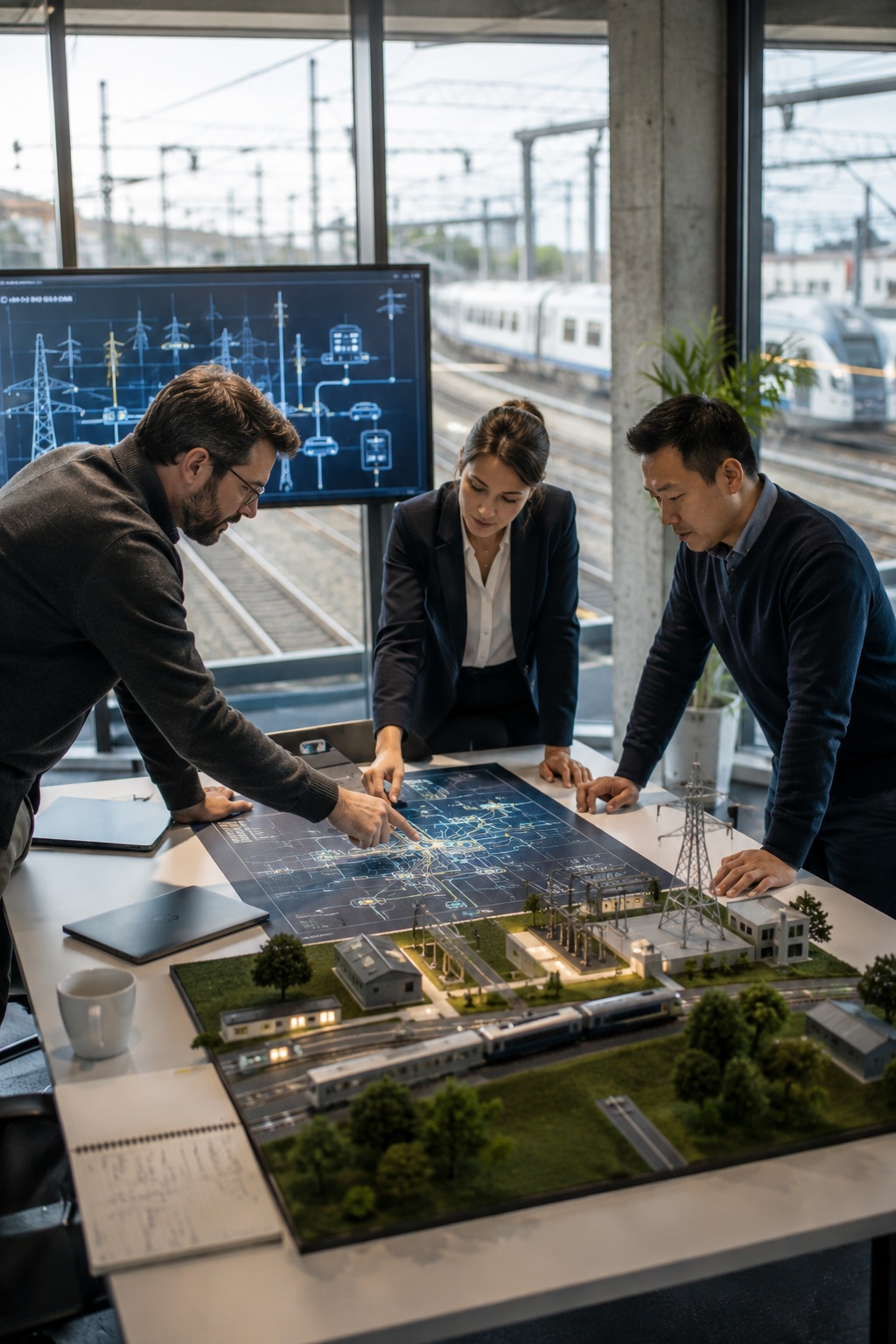 Smart railway energy architecture