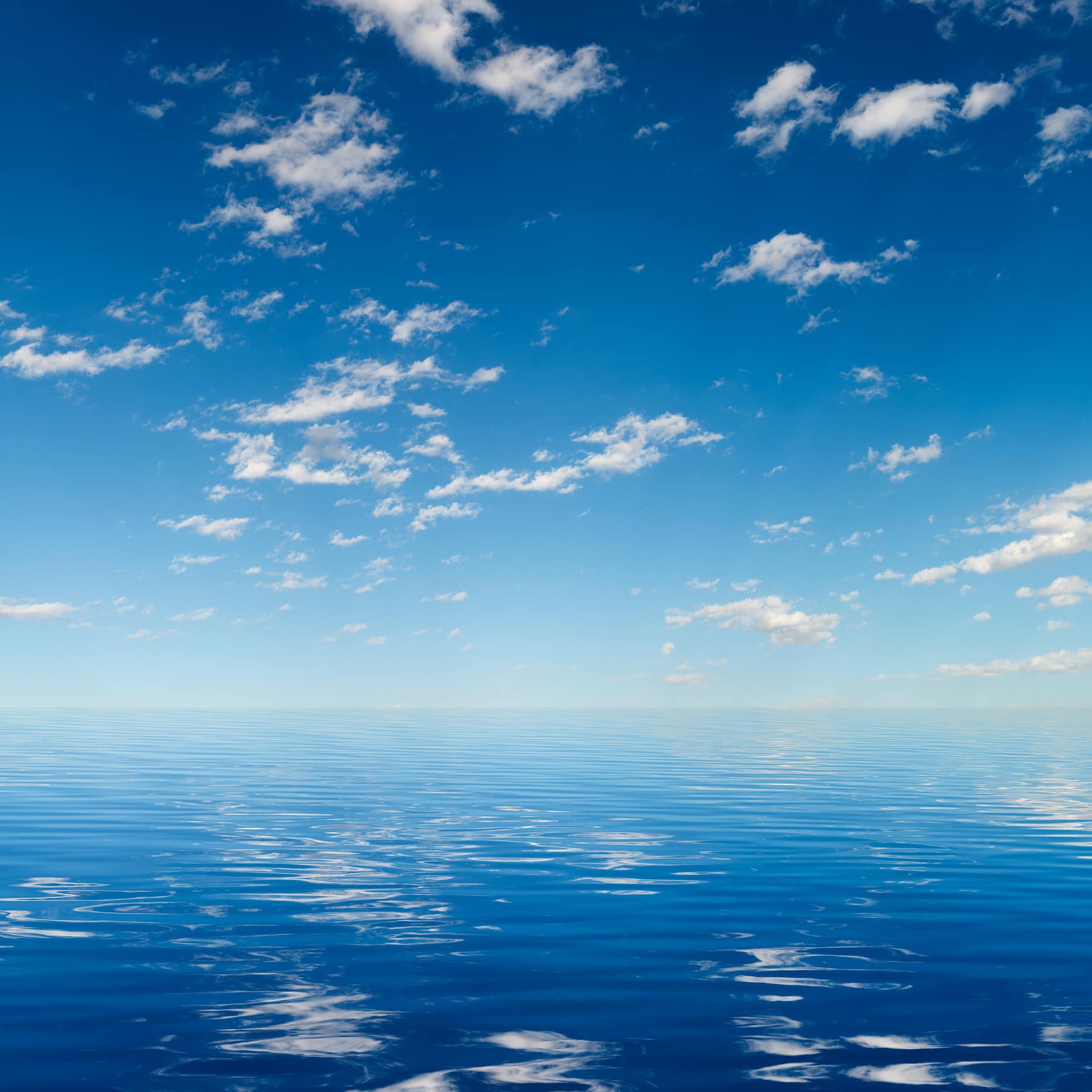 海と空の水平線