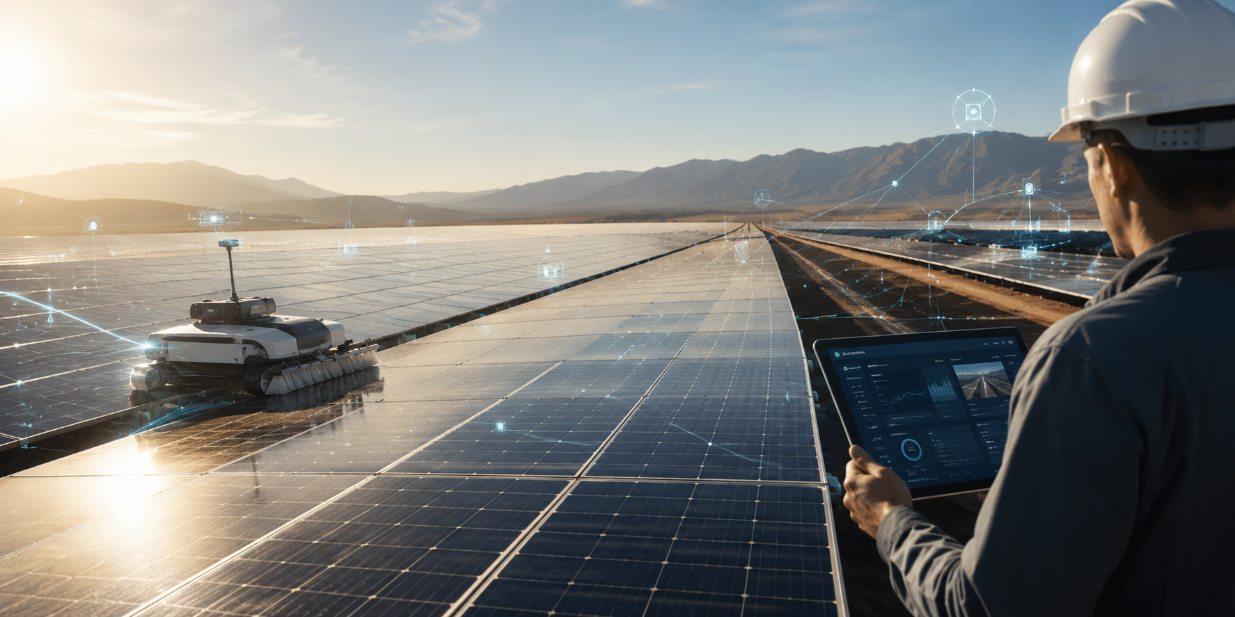 Smart Solar Park Maintenance with IoT