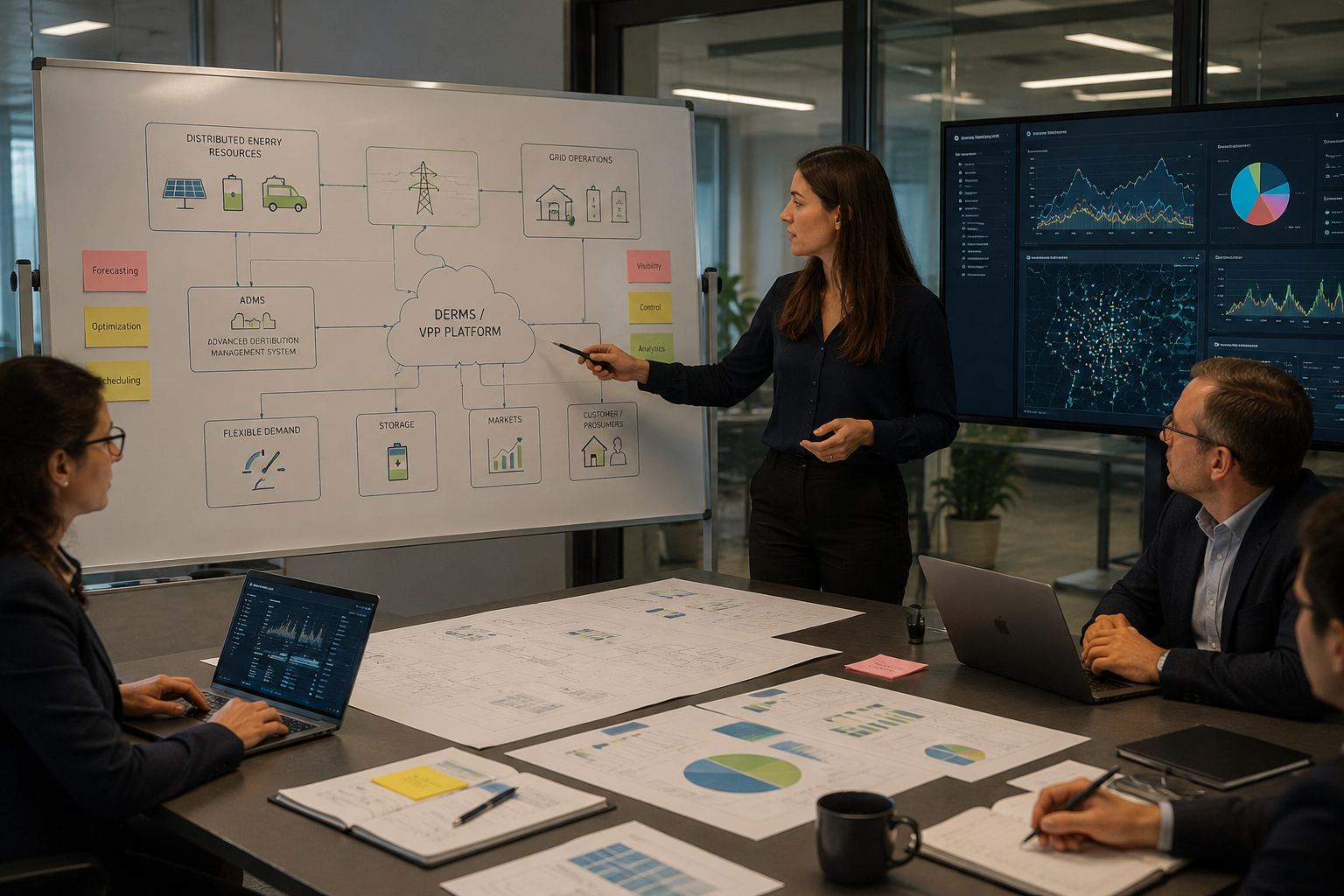Build the distributed energy operating model