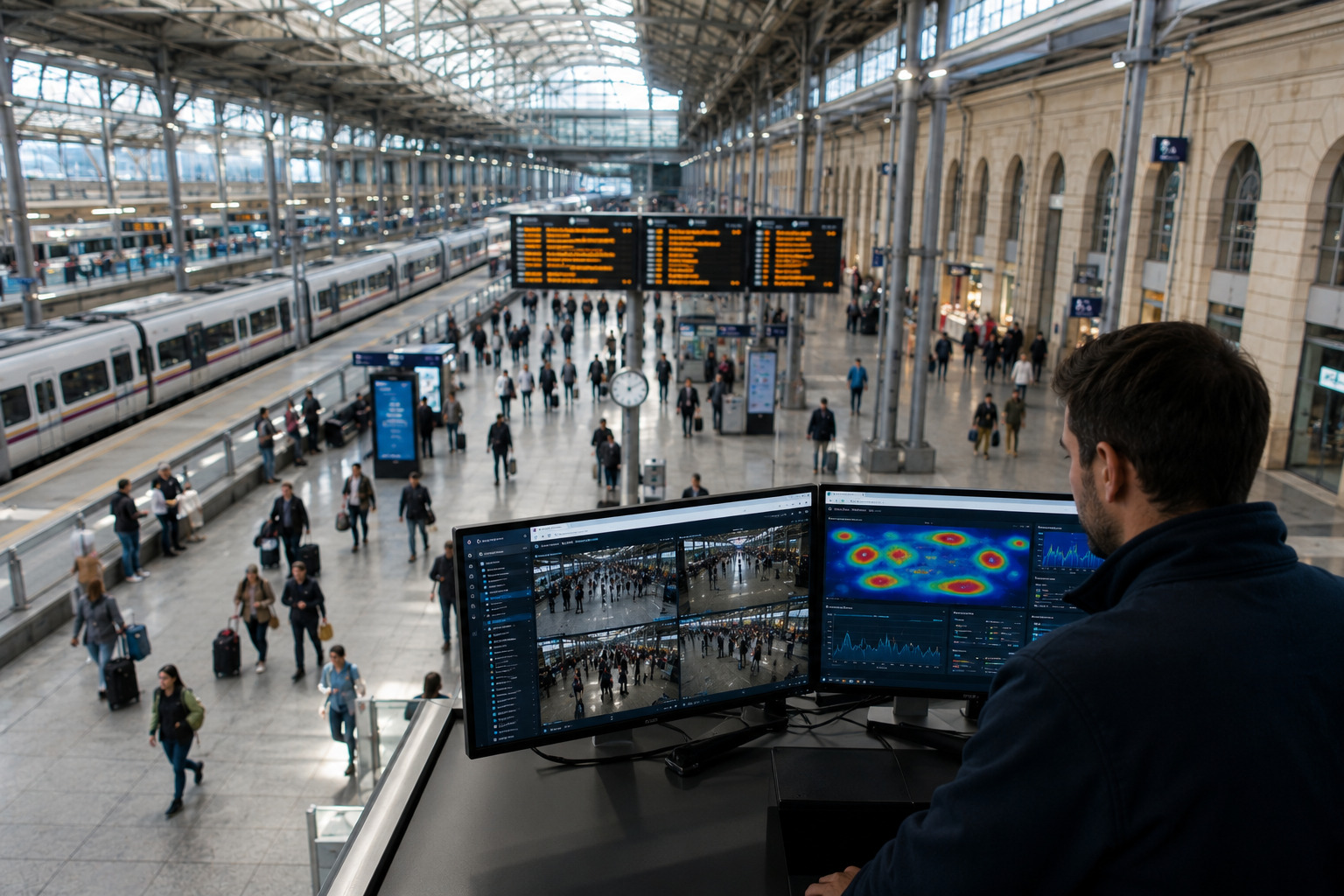 AI-powered video analytics railway stations
