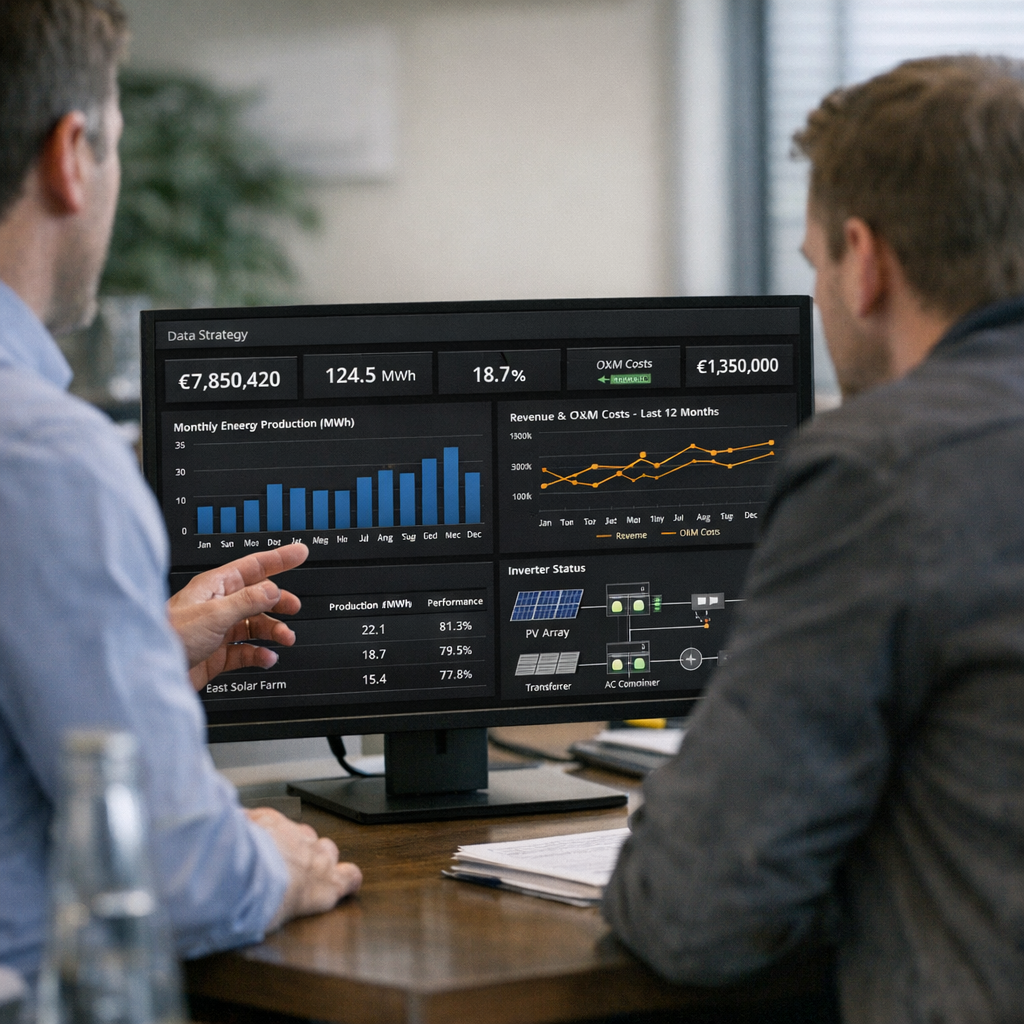 Assessment data Strategy in the renewables business