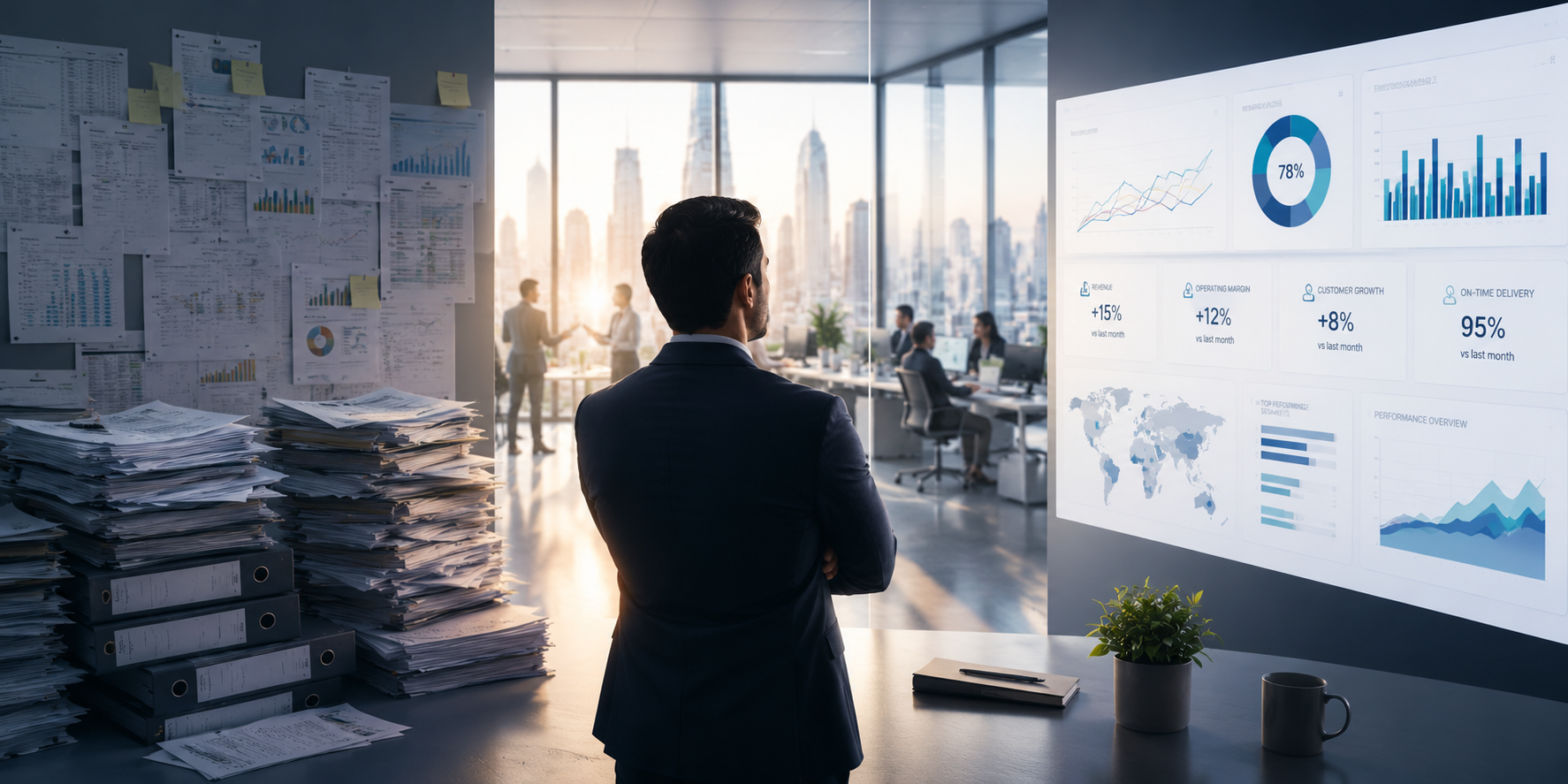 Less reporting. More insight. Better decisions