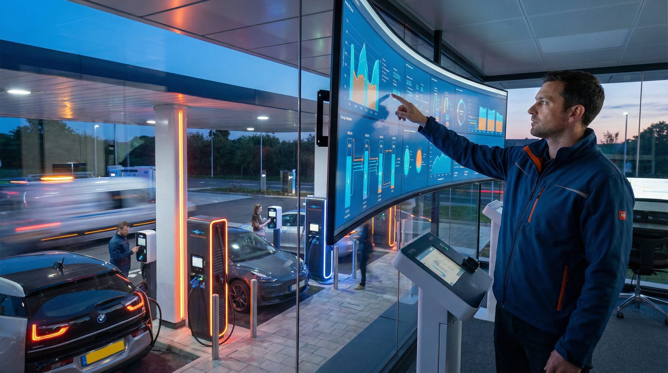 Service Station Controlling