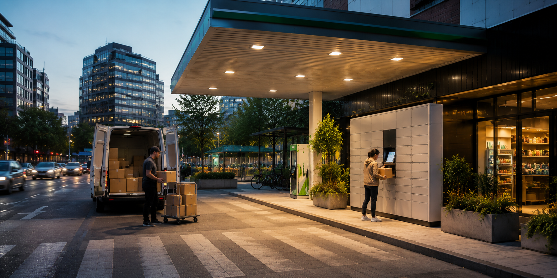Last-mile logistics, click & collect, and urban micro-fulfillment—turning service stations into scalable revenue-generating micro-hubs