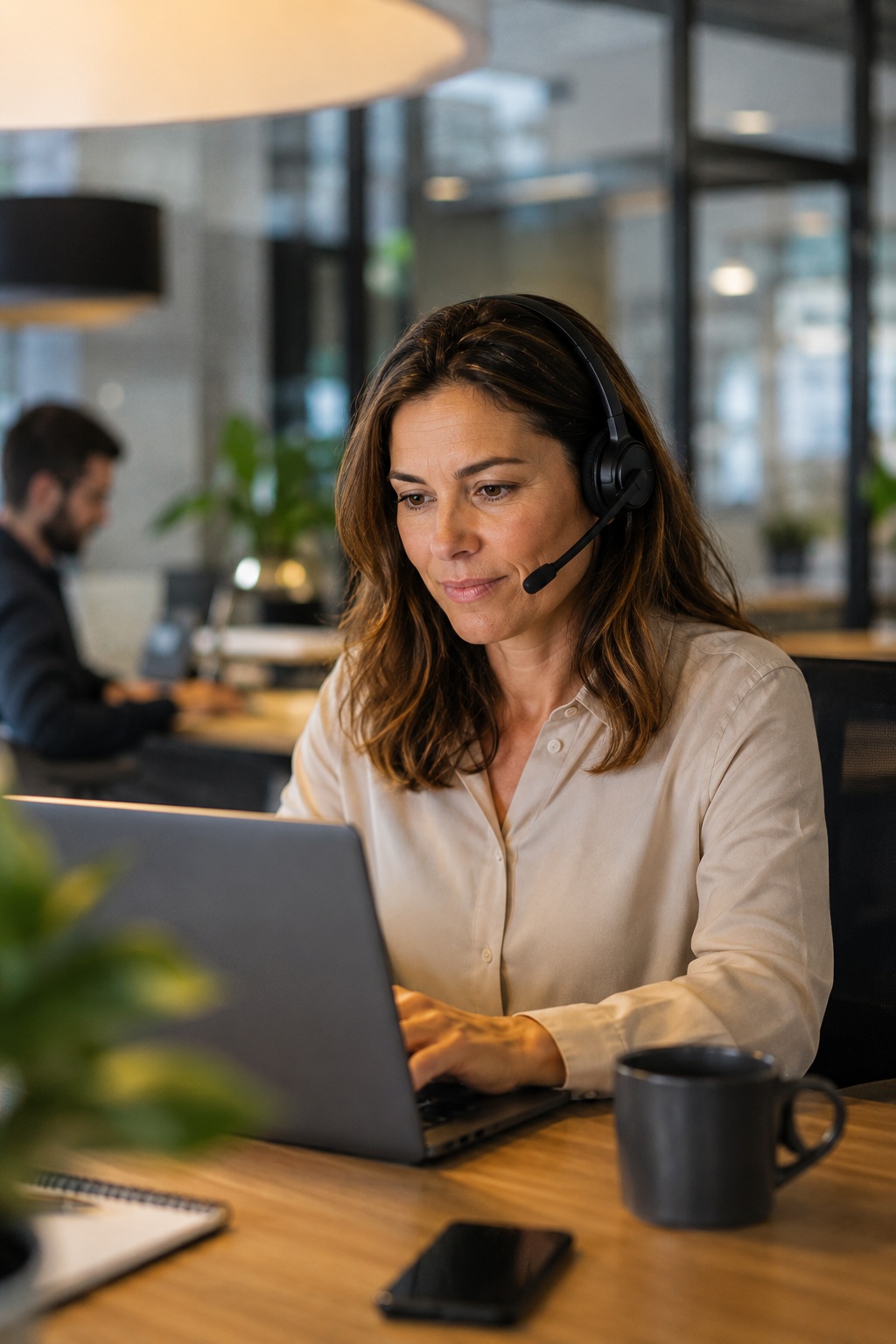 CRM engagement hub for connected customer service