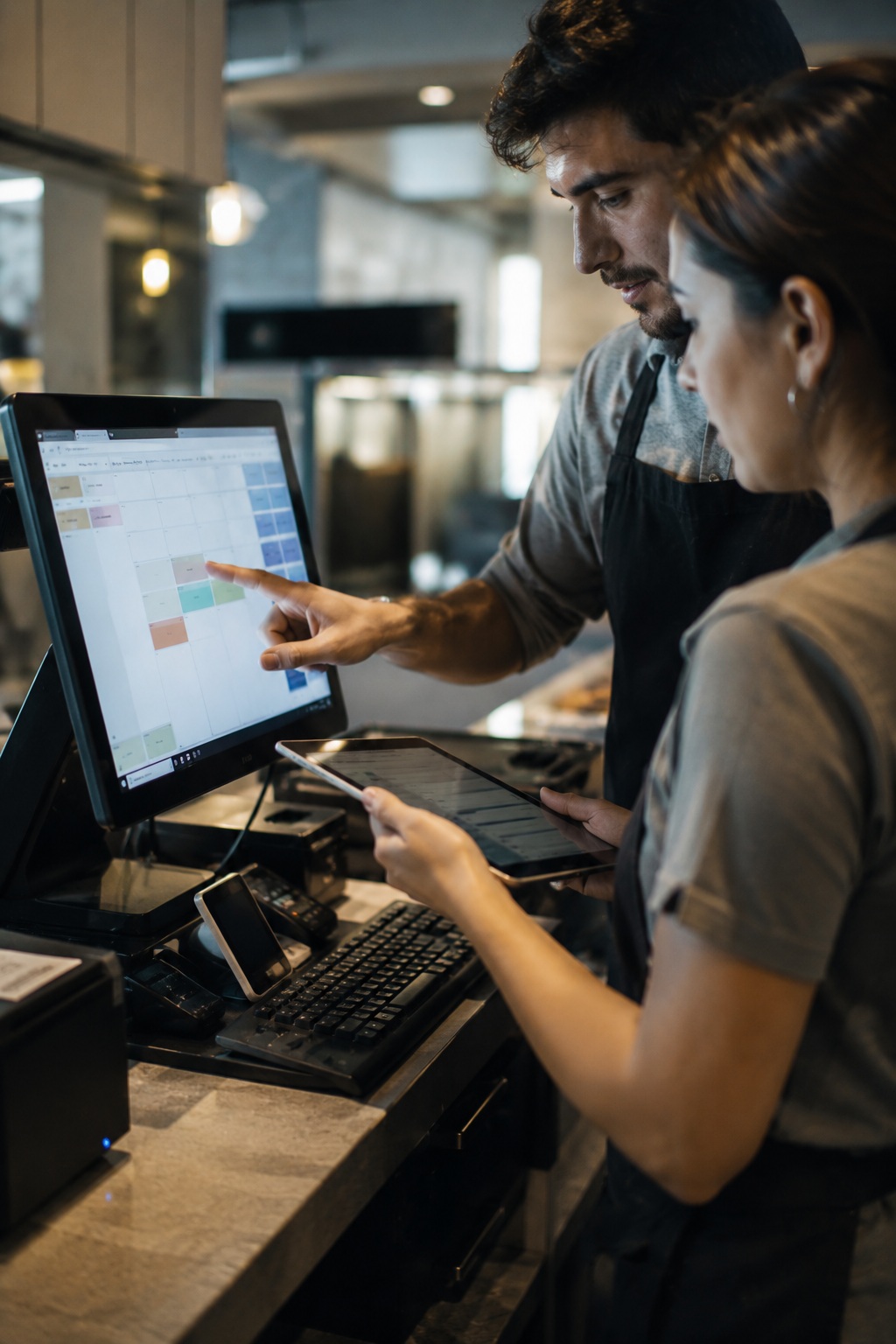 Shared design for POS_BOS processes