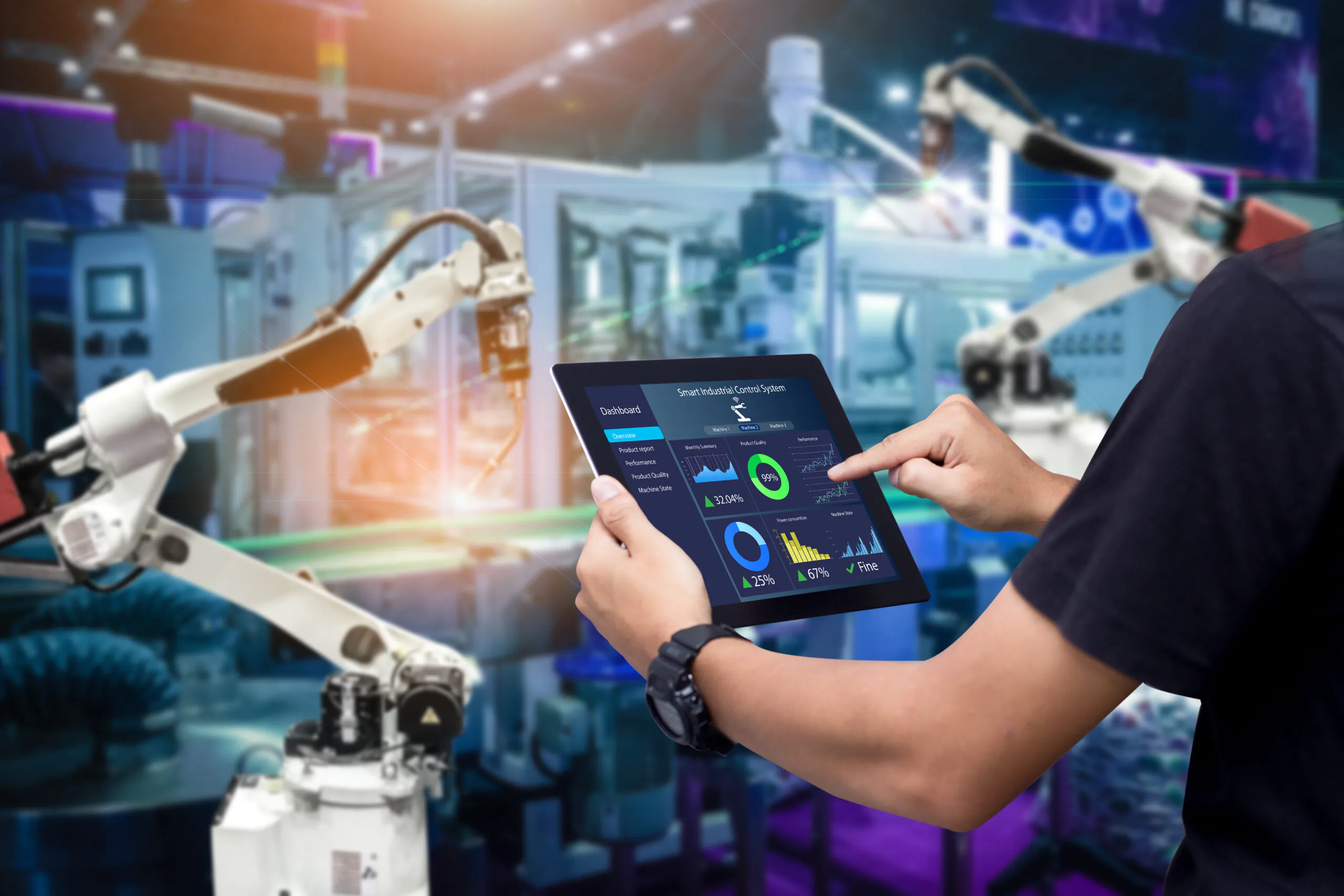 Connected industrial assets using real-time data to improve operational visibility, planning and resilience