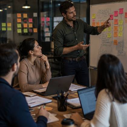 Marketing team implementing a data-driven operating model for everyday audience engagement and personalization