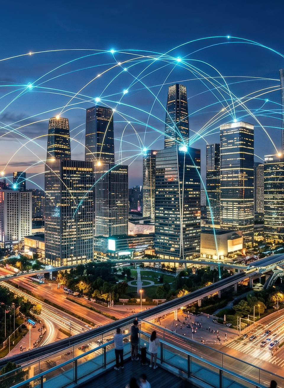 Autonomous telecom networks connecting a smart city through AI-powered, programmable infrastructure, intelligent automation and next-generation connectivity