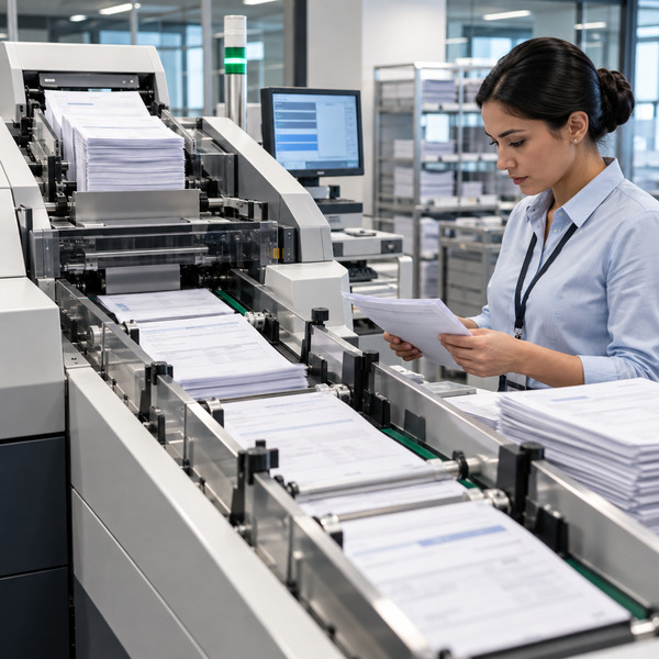 Shows automation as a grounded operational process with human quality oversight.
