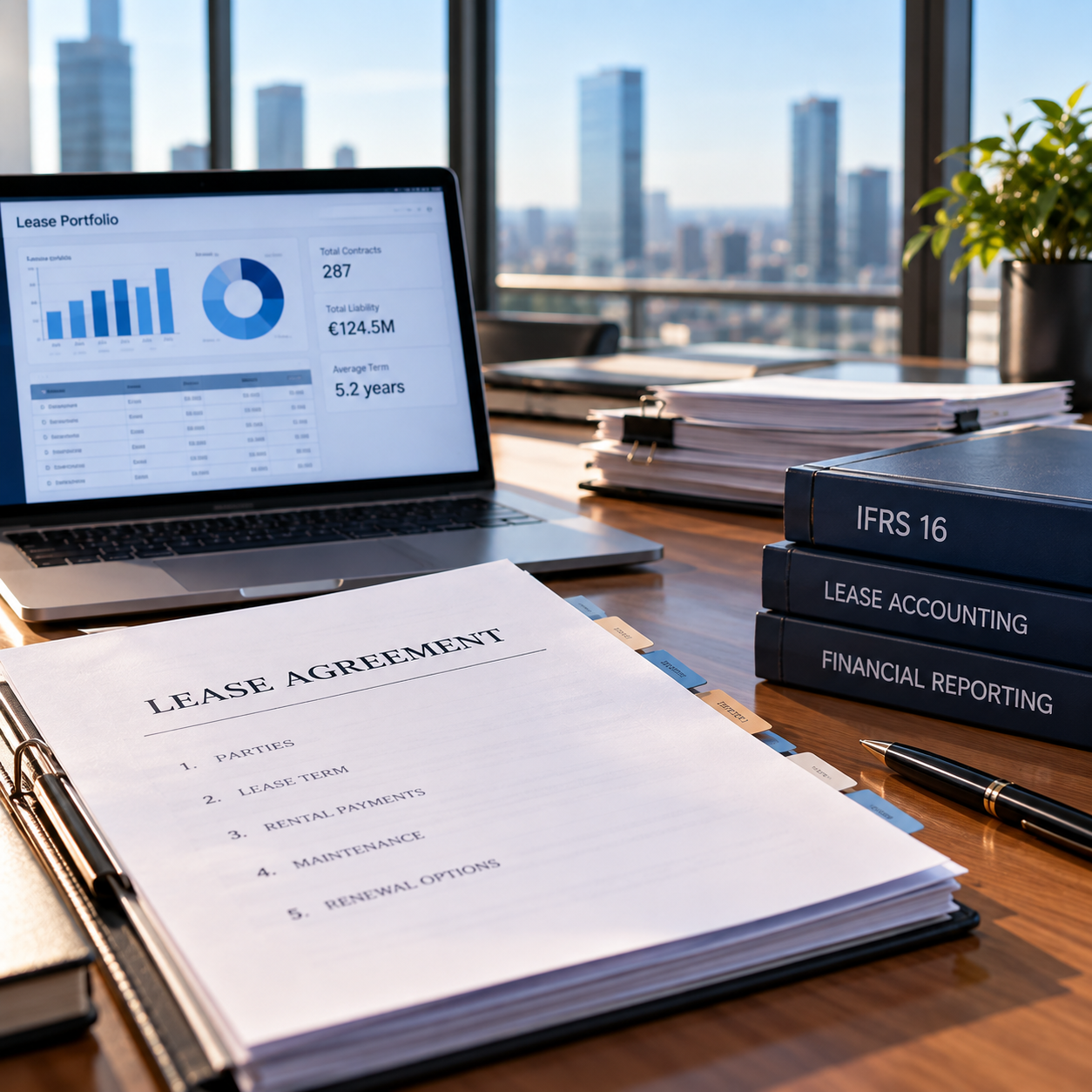 AI-powered IFRS 16 contract analysis and automated data extraction.