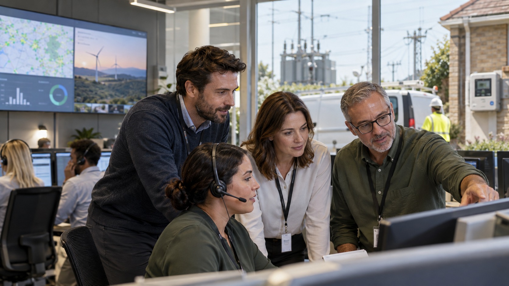 Utility customer care and marketing teams align targeted retention and service actions using predictive customer intelligence.