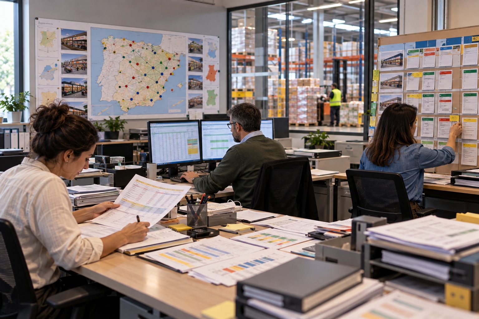Supply planners using different safety-stock and replenishment rules across locations without a common centralized approach to ordering.