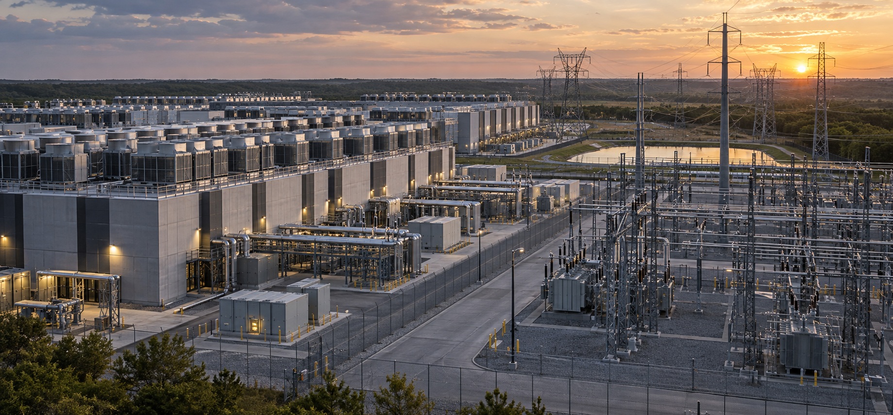 an electrical substation