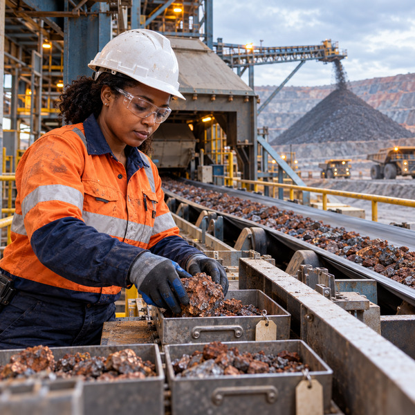 Ore Sampling at a Conveyor Transfer Point