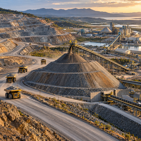 Mine Deliveries and Plant Feed Connected Through the Stockpile