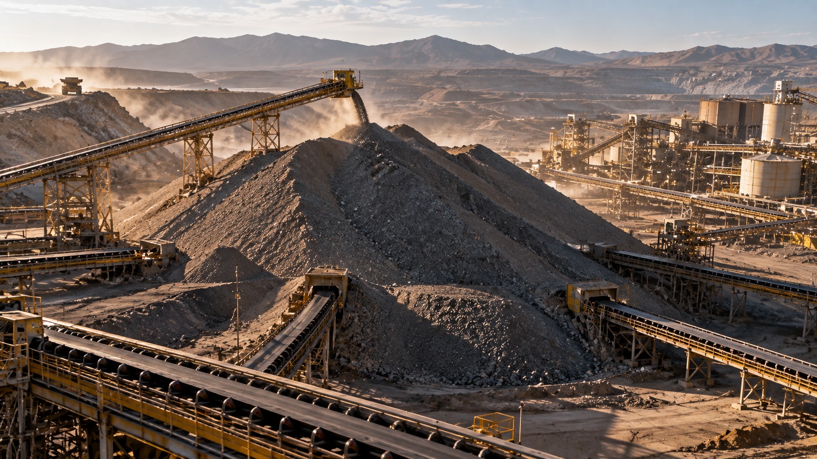 Mining Stockpile Management and Conveyor Material Handling System