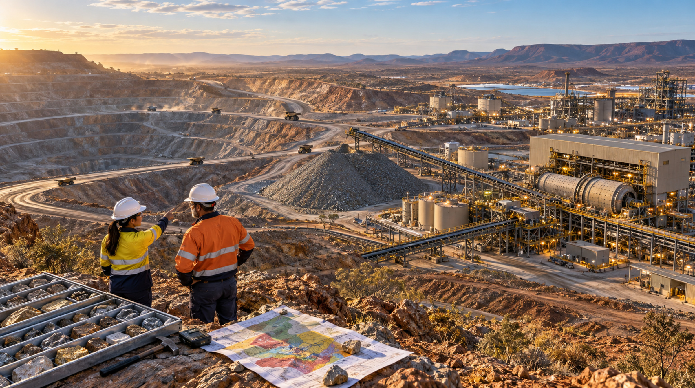 Mine-to-plant traceability connecting source blocks with ball-mill performance