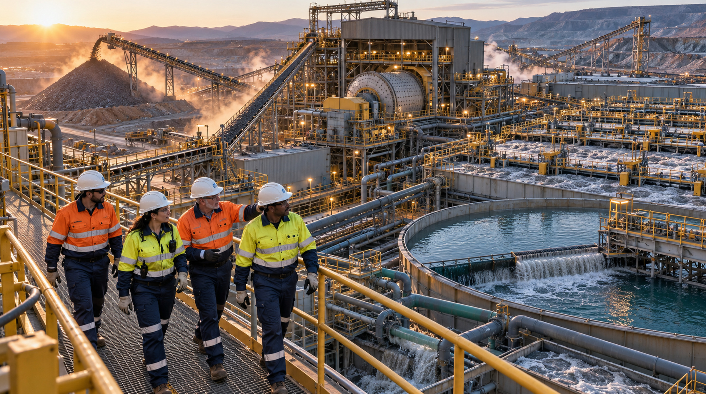 Modified Copper Concentrator Operating Under Sustained Load