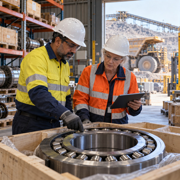 Critical Bearing Review in the Mine Spares Warehouse