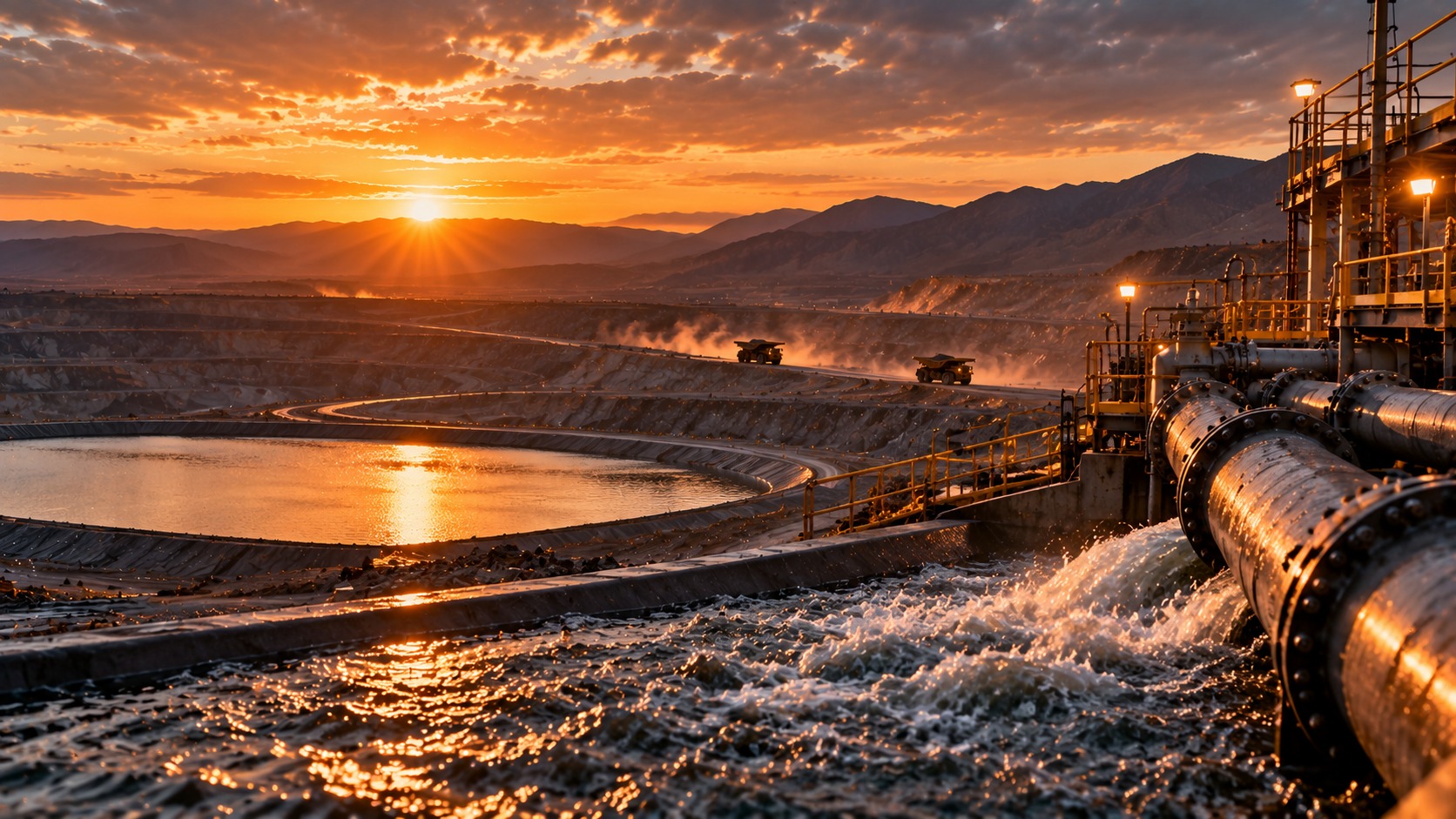 Water Management Infrastructure and Energy-Efficient Mining Operations