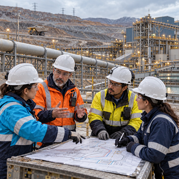 Cross-Domain Mine Team Coordinating a Shared Response