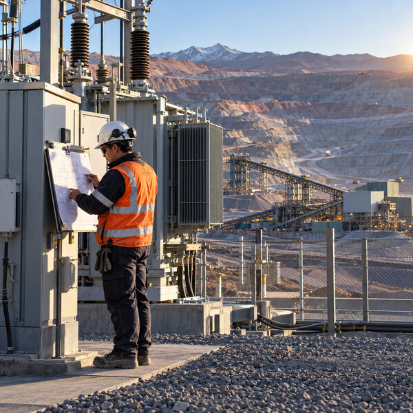 Electrical Engineer Linking Mine Loads to the Open Pit
