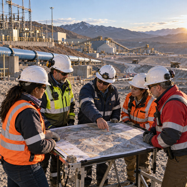 Cross-Domain Mining Team Coordinating a Power Response