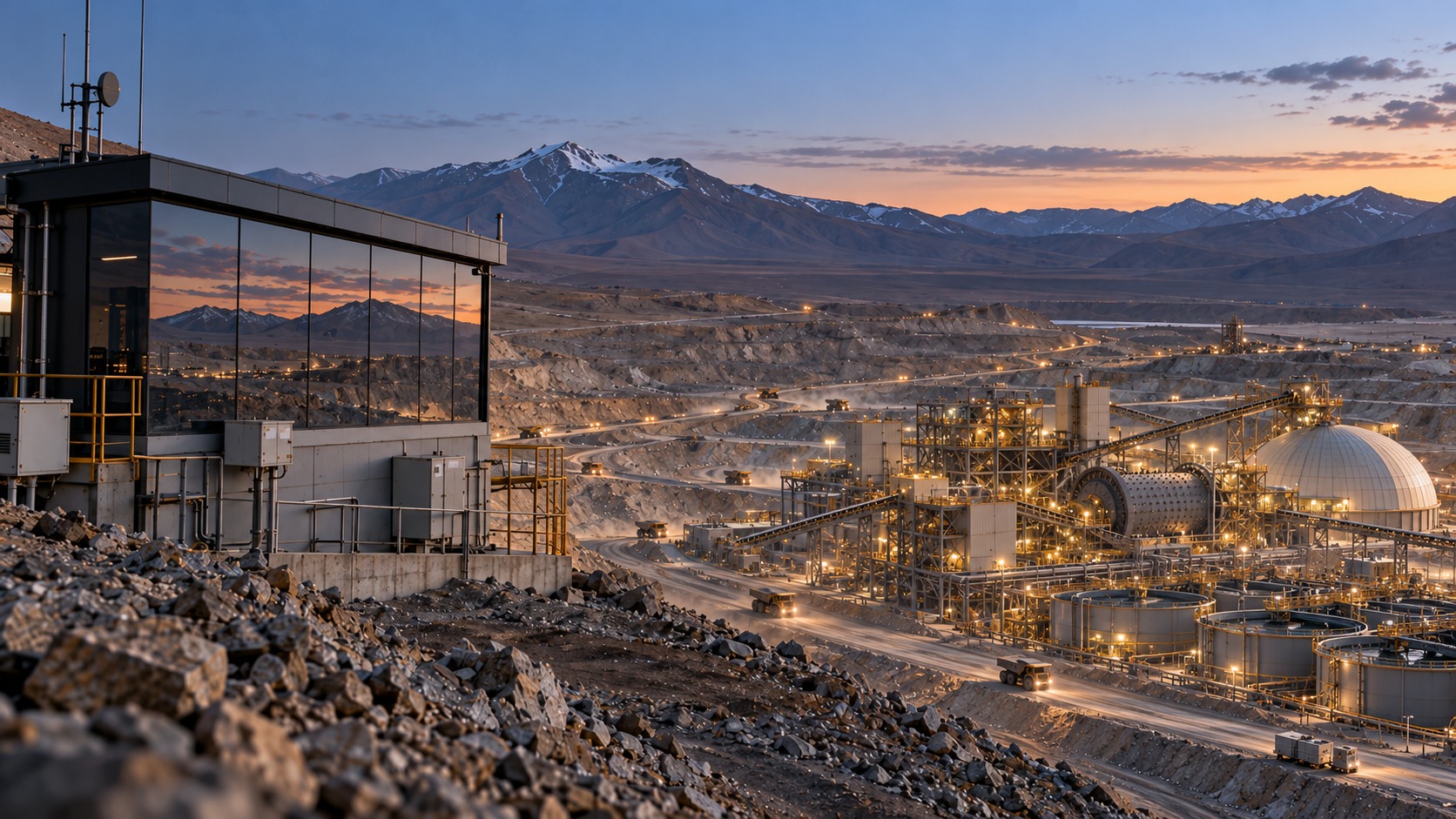 Remote Mining Operations Center and Integrated Site Control