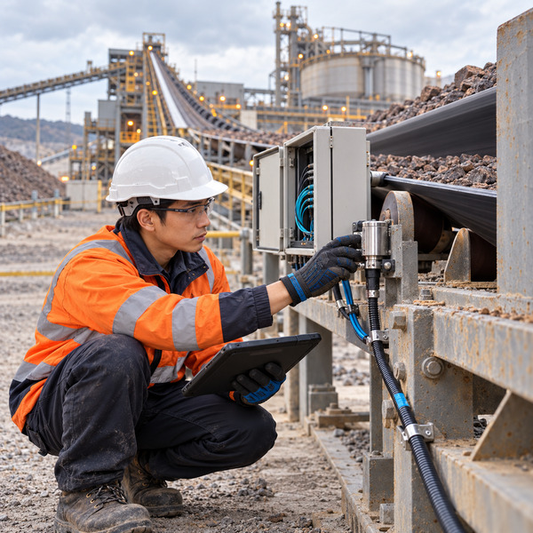 Conveyor Sensor and Fiber Network Connecting the Mine’s Digital Path