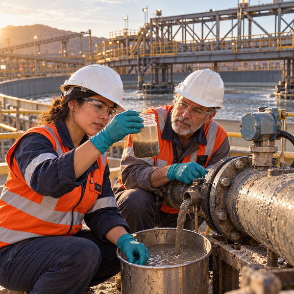 Slurry Sampling Links Process Conditions with Instrument Health