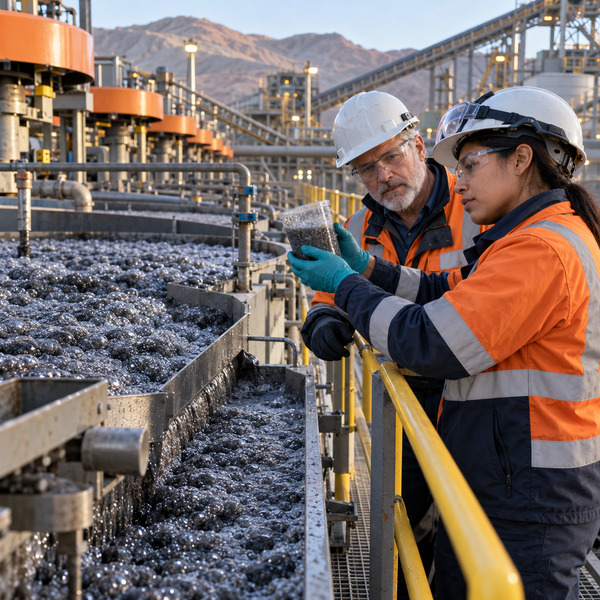 Plant operators verify flotation evidence before restoring model authority.