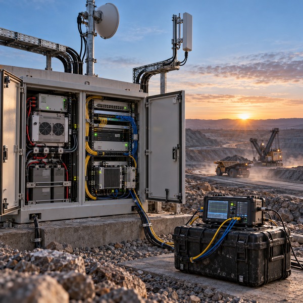 Redundant edge and communications infrastructure supporting mine operations