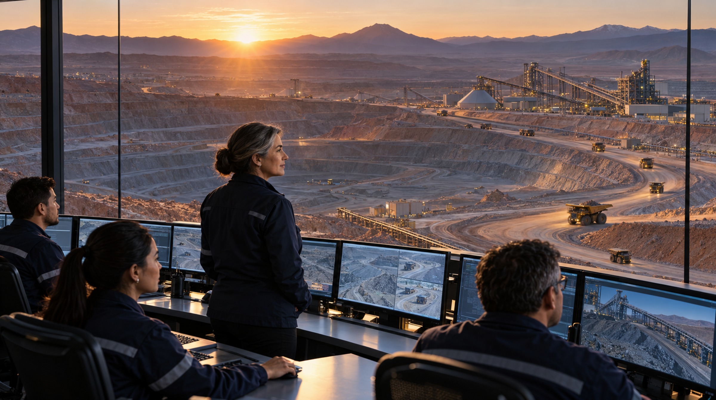 Restored remote mining operations across one coordinated service path