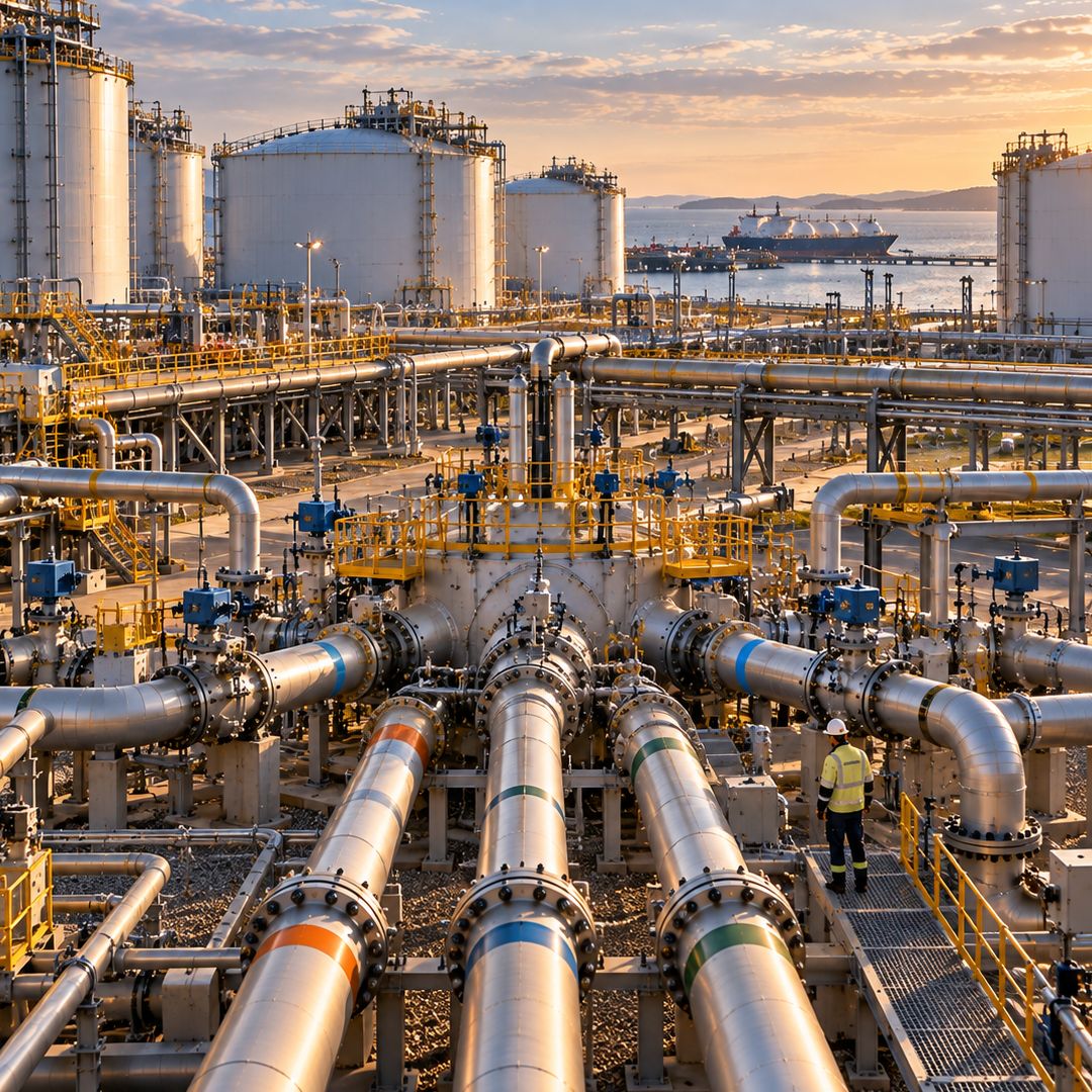 Integrated gas portfolio management with pipeline flows, storage and supply infrastructure supporting trading visibility and risk control.