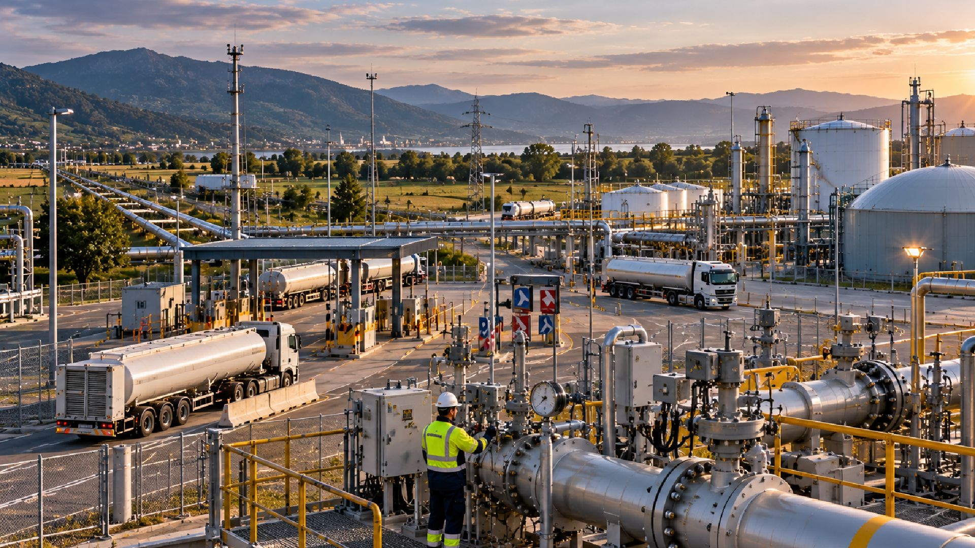European biomethane and gas infrastructure supporting cross-border supply, certificate obligations, procurement and regulatory compliance.