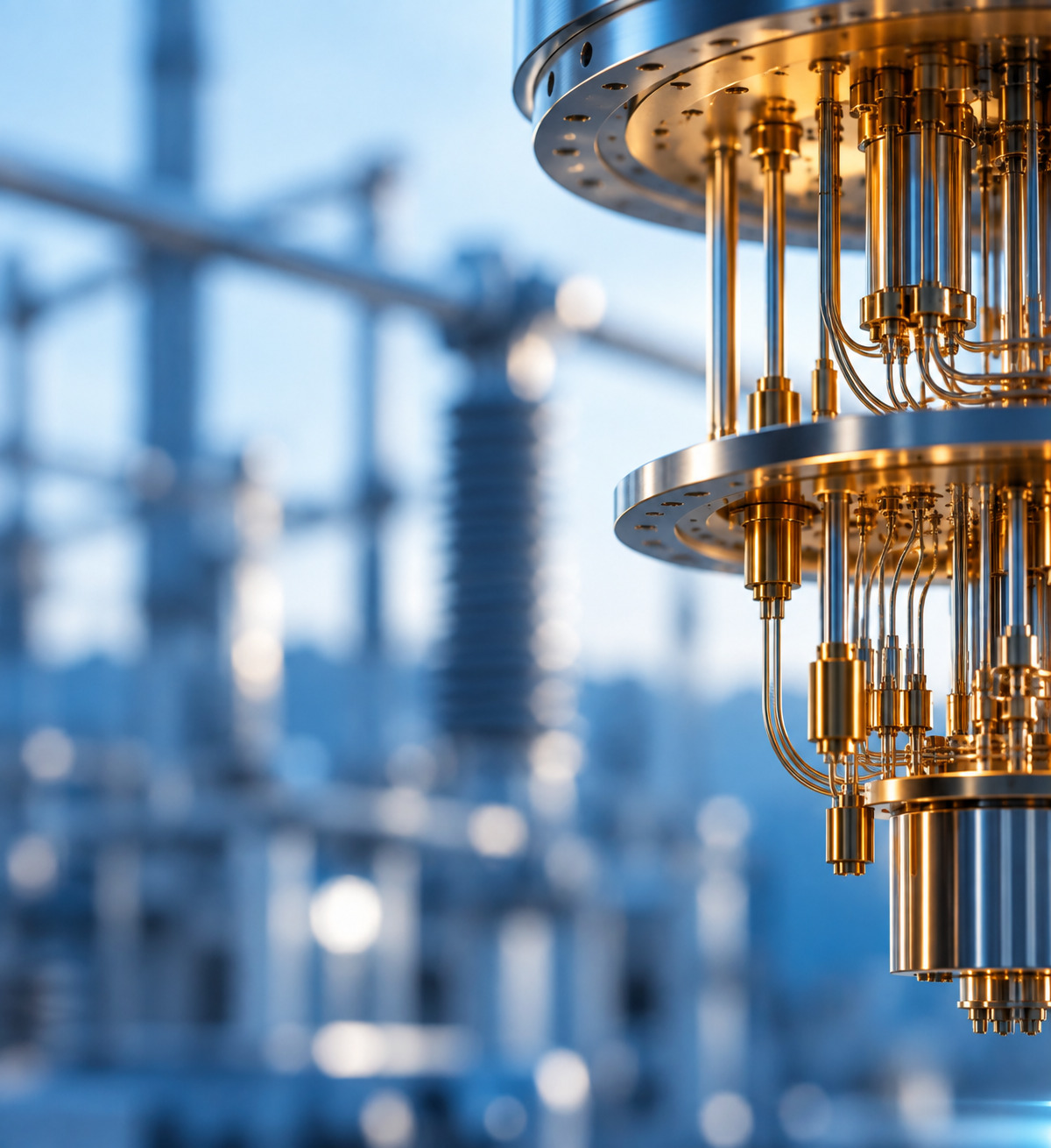 Quantum processor at electrical substation