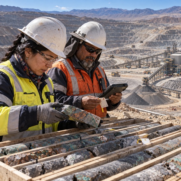 Core Samples Linked to Stockpile and Plant Feed