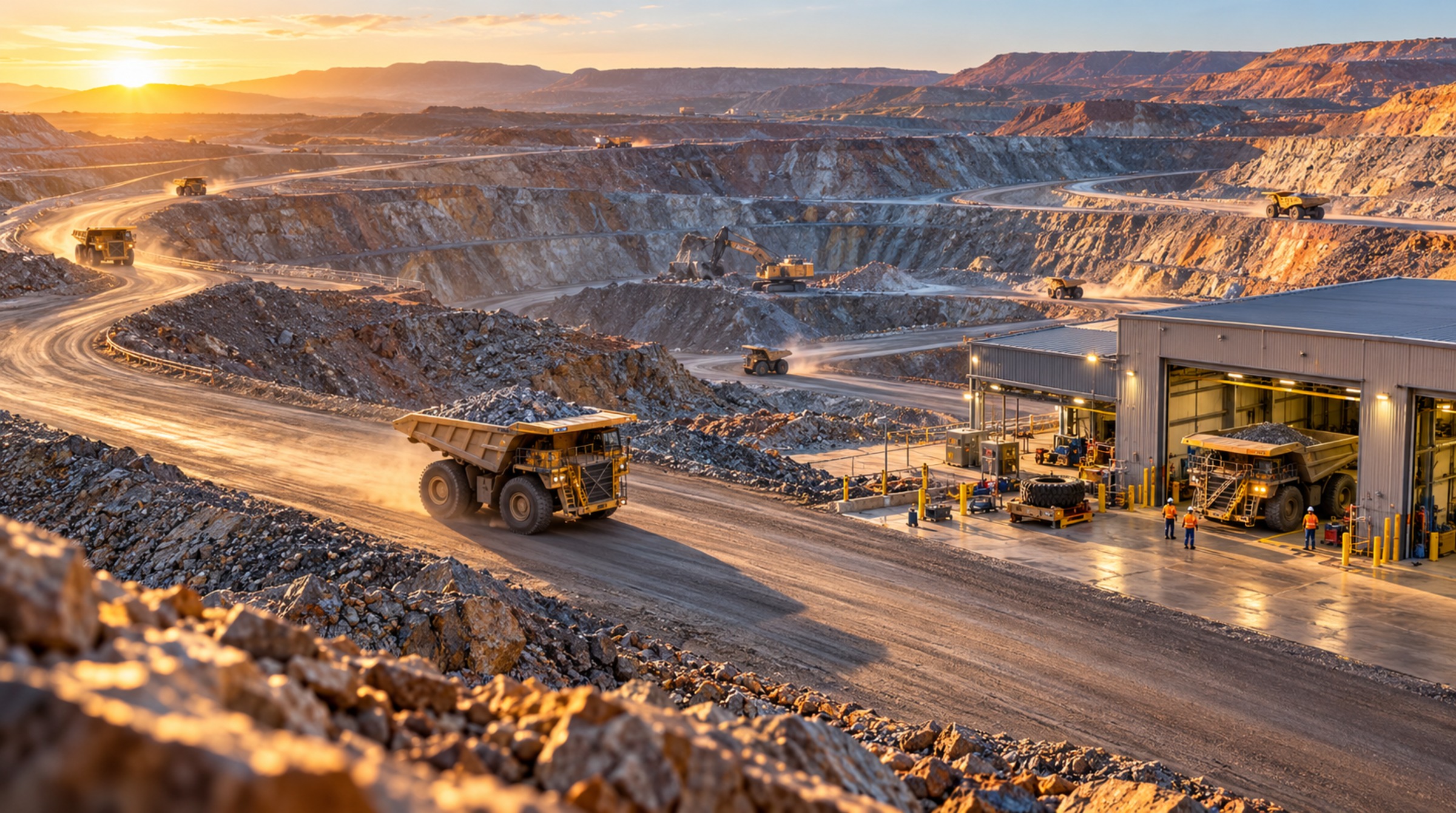 Planned Haul Truck Intervention with Production Still Moving