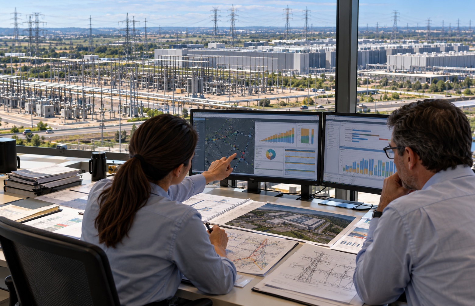 Utility planners evaluating contracted and flexible demand against grid capacity and future infrastructure investment for a large power-intensive campus. Funciones reducidas hasta mañana a las 4:32 p.m.. Las respuestas podrían ser de menor calidad.